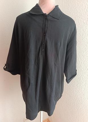 Мужская хлопковая рубашка поло brax, оригинал, размер 48 (m/l) 100% хлопок