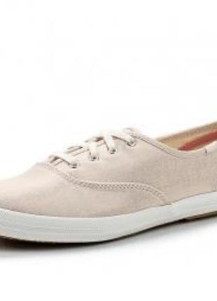 Кеди keds рожеве золото, світло рожеві з люрексом