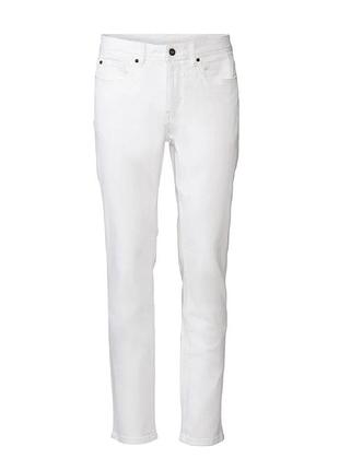 Джинсы "slim fit" для мужчины белые 50