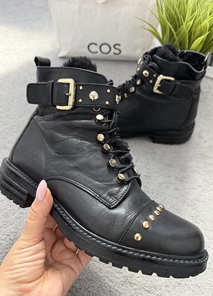 Жіночі стильні шкіряні ботинки kurt geiger оригінал 39 р