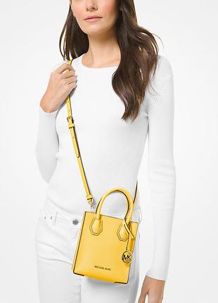 Жіноча шкіряна сумка кросбоді michael kors