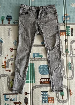 Джинси світлі bershka super skinny fit