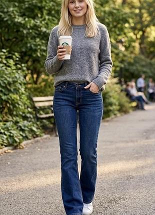 Жіночі джинси levi's 529 curvy bootcut (оригінал) — ідеальна посадка s/m