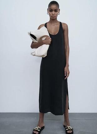 Сукня zara сарафан з відкритою спиною