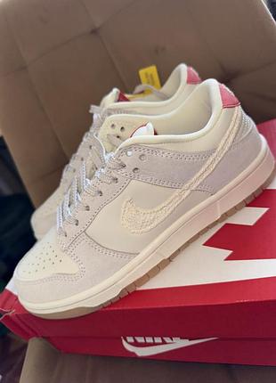 Кросівки жіночі nike dunk low beige hv5231-133