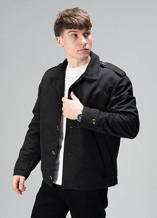 Тренч slavni rebel черный