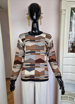 Элегантный винтаж: свитер el dorado из 100% baby alpaca