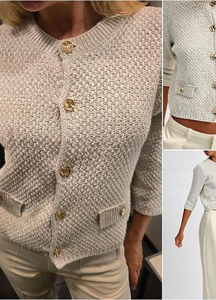 Трикотажний жакет/кардиган zara.