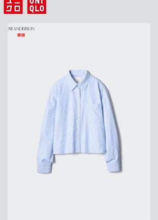 Рубашка оксфордского кроя uniqlo