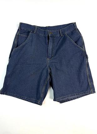 Винтажные джинсовые шорты carhartt carpenter made in Ausa, w36 l34