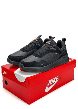 Кроссовки мужские nike zoom cordura, черные кроссовки найк кожа замша, демисезонные