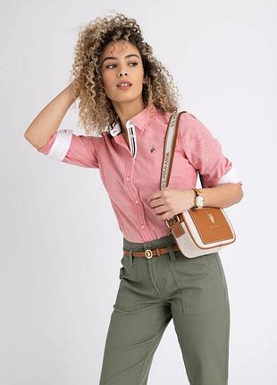 Жіноча сумка кросбоді u.s. polo assn з логотипом
