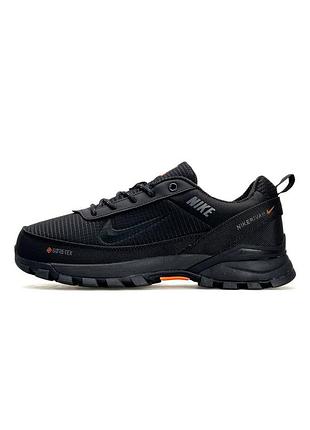 Теплые кроссовки мужские nike rivah, черные термо кроссовки найк, осень зима