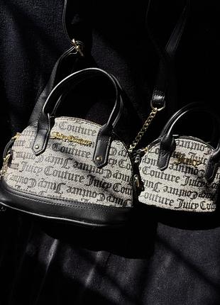 Дві сумочки juicy couture в комплекті монограмні