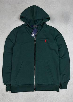 Чоловіча зіп худі polo ralph lauren green