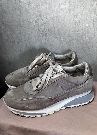 Santoni 🔥🔥кроссовки замшевые