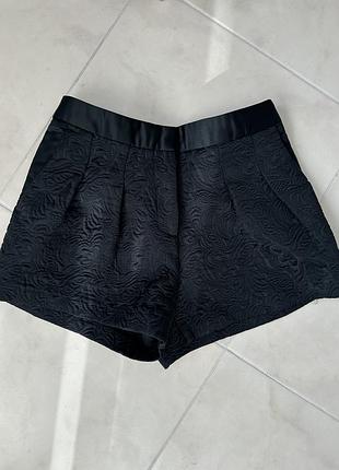 Шорти zara з фактурної тканини