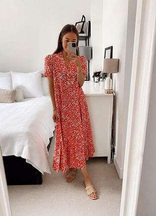 Длинное платье zara платье миди ярусное платье zara довга сукня міді zara
