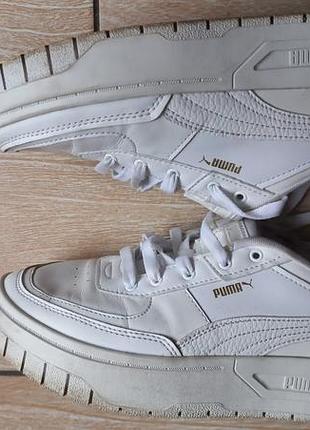 40р.puma из натуркожи кроссовки