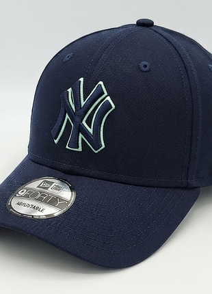 Оригінальна кепка new era 9forty new york yankees navy/mint (100% authentic), темно-синій, one-size