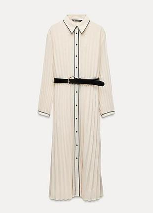 Zara сукня плаття молочний колір