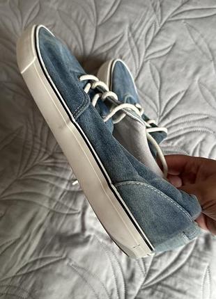 Джинсові кеди в стилі vans 46 розмір