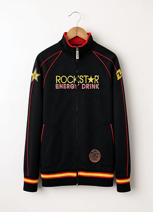 Кофта олимпийка мастерка vintage one industries rockstar full zip up circa 2003