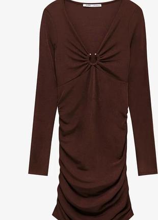 Сукня - коричнева pull&bear 6