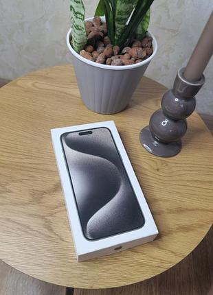 Оригінальна коробка для смартфона apple iphone 15 pro / 15 pro max (комплект)