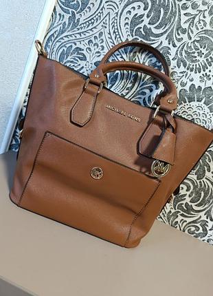 Кожаная сумка michael kors
