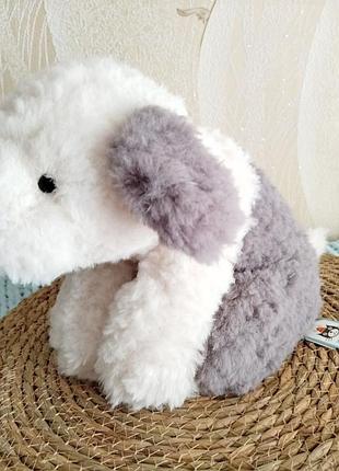 Jellycat оригинал curvie sheep dog овчарка