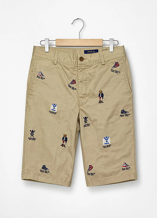 Подростковые шорты polo ralph lauren polo bear вышивка 16 xs чинос