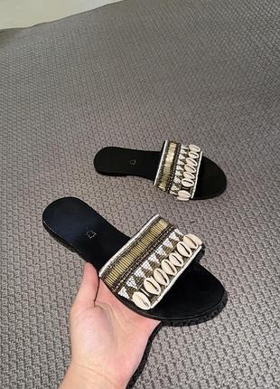 Натуральні шкіряні шкіра босоніжки капці шльопанці шльопки босоножки шлепки шлепанцы натуральные кожаные кожа
