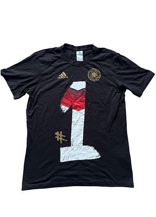 Чорна футболка adidas × germany (dfb) "#1"