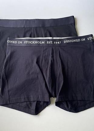 2 шт комплект трусів чоловічих боксери h&m