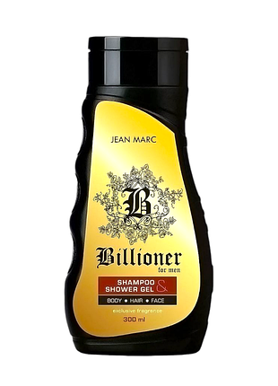 Парфумований гель-шампунь для душу jean marc billioner чоловічий 300 мл.