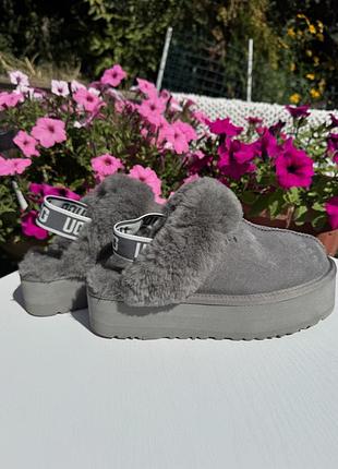 Уггі ugg funkette slipper platform grey
