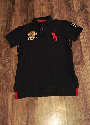 Мужская уникальная футболка поло polo ralph lauren оригинал