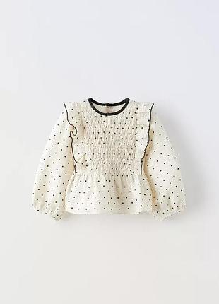 Блуза zara 4-5р 2