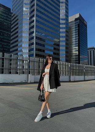 Коротка жіноча сукня h&m біла