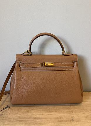 Шкіряна сумка hermes kelly