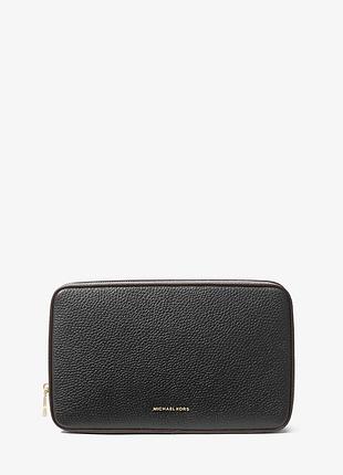 Шкіряний несесер michael kors косметичка з логотипом