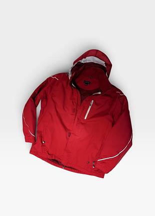 Куртка вологостійка на gore-tex “land’s end” size l як нова, червона