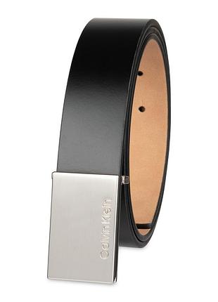 Чоловічий шкіряний ремінь calvin klein з логотипом