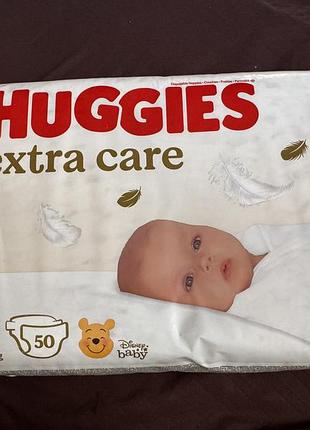 Підгузки huggies extra care 1 (2-5 кг) 50 шт