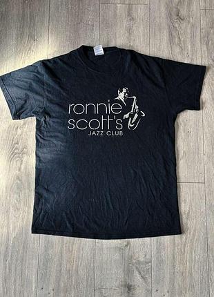 Чоловіча футболка ronnie scott's jazz club чорна