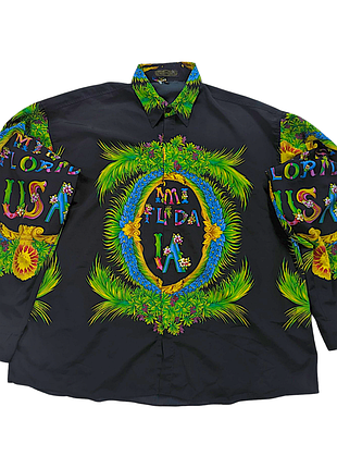 Armstrong vintage 80-90s рубашка оверсайз мужская как versace