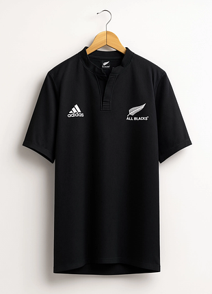 Винтажная регбийка поло adidas all blacks новая зеландия xl оригинал