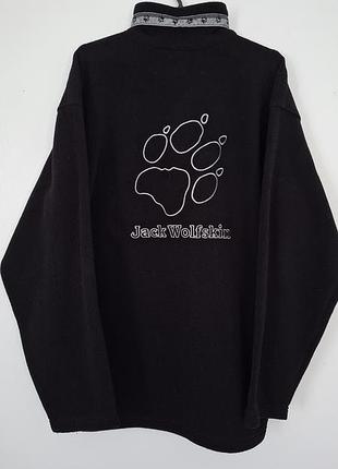 Вінтажна флісова кофта jack wolfskin / оригінал / оверсайз фліска