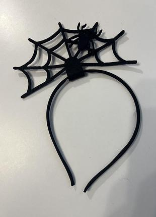 Обідок обруч павутиння та павук halloween